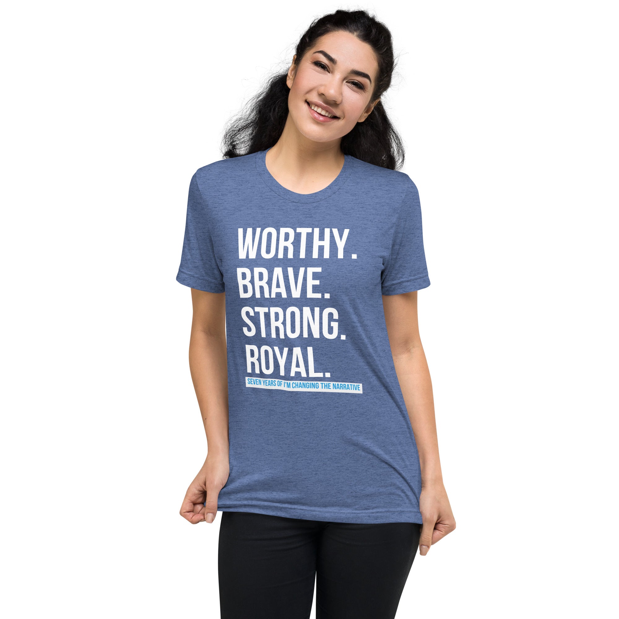 Worthy, Brave, Strong - Short sleeve t-shirt