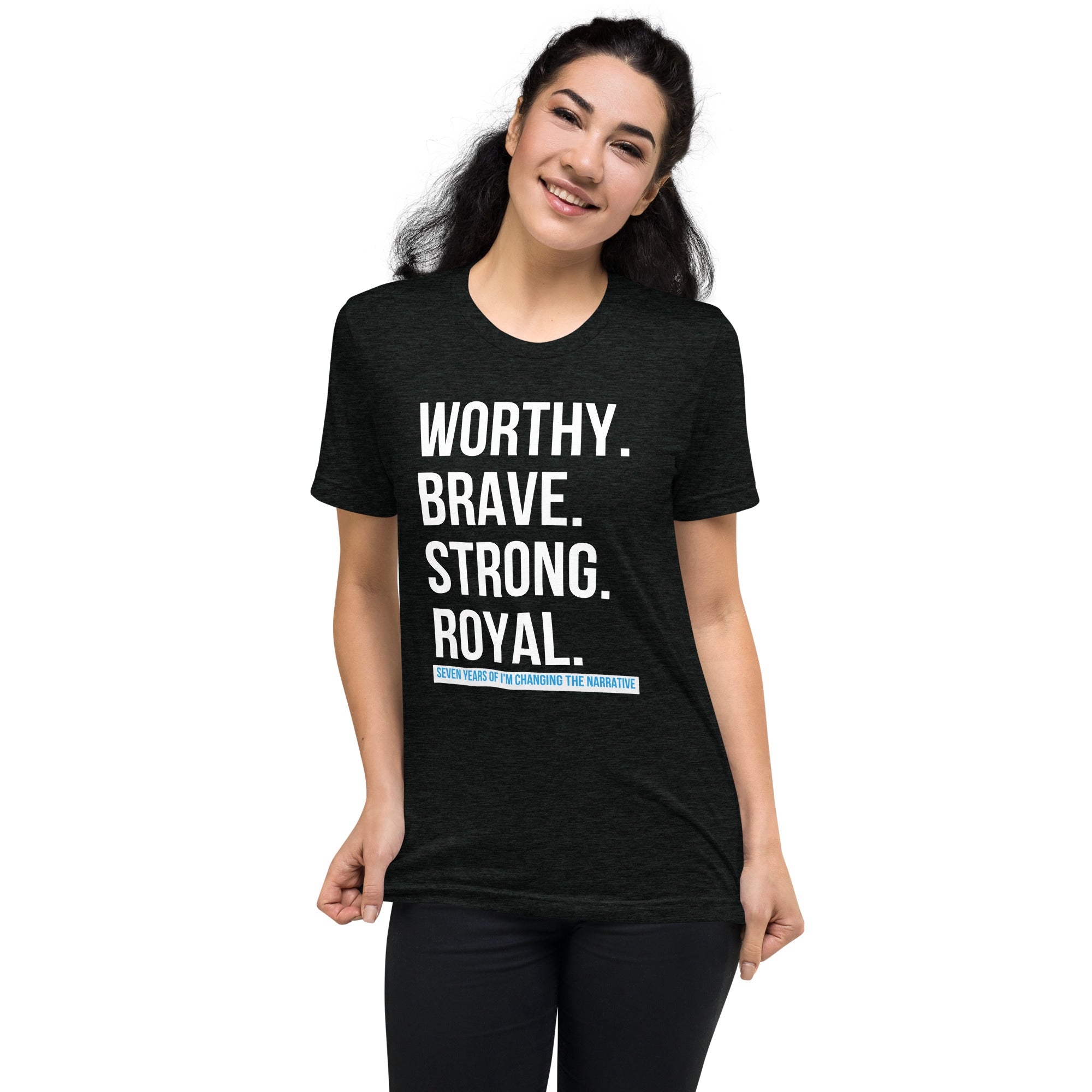 Worthy, Brave, Strong - Short sleeve t-shirt