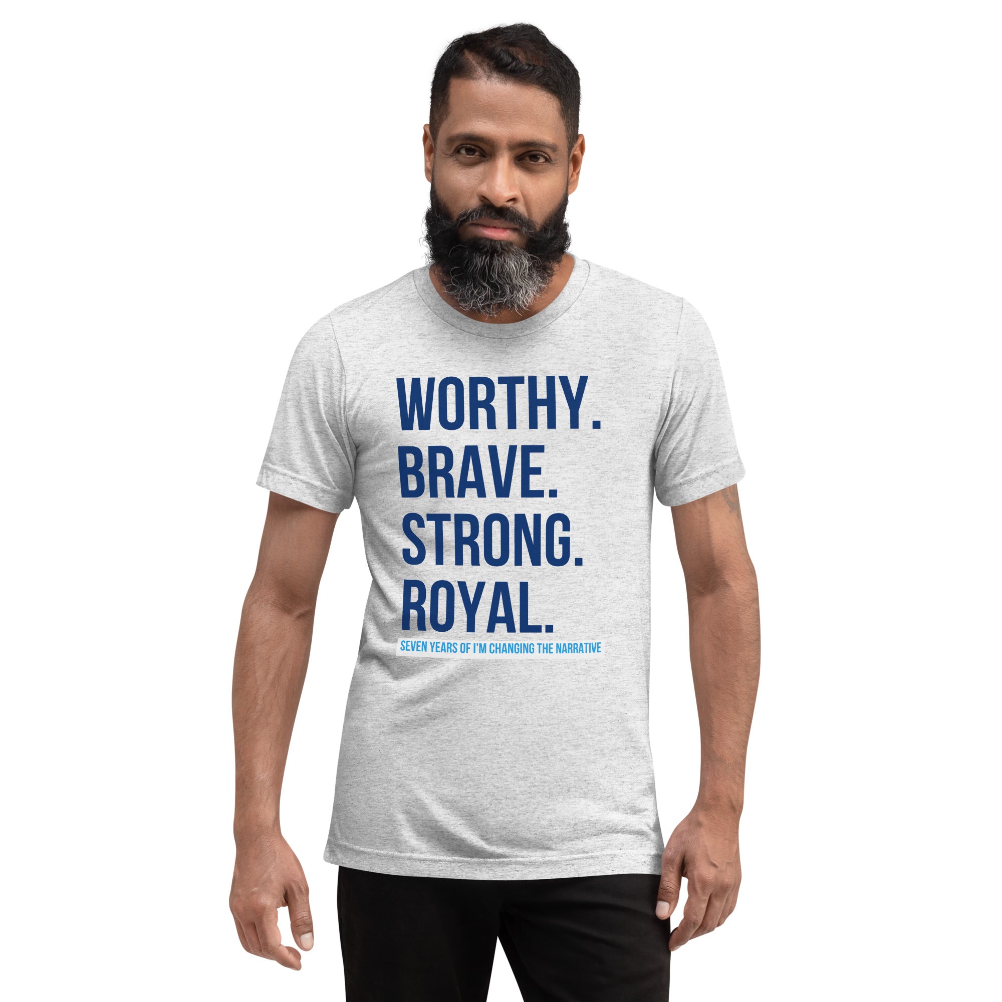 Worthy, Brave, Strong - short sleeve t-shirt