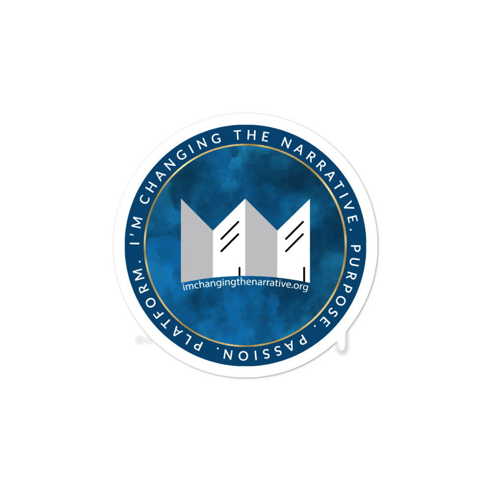 Purpose Passion Platform Sticker