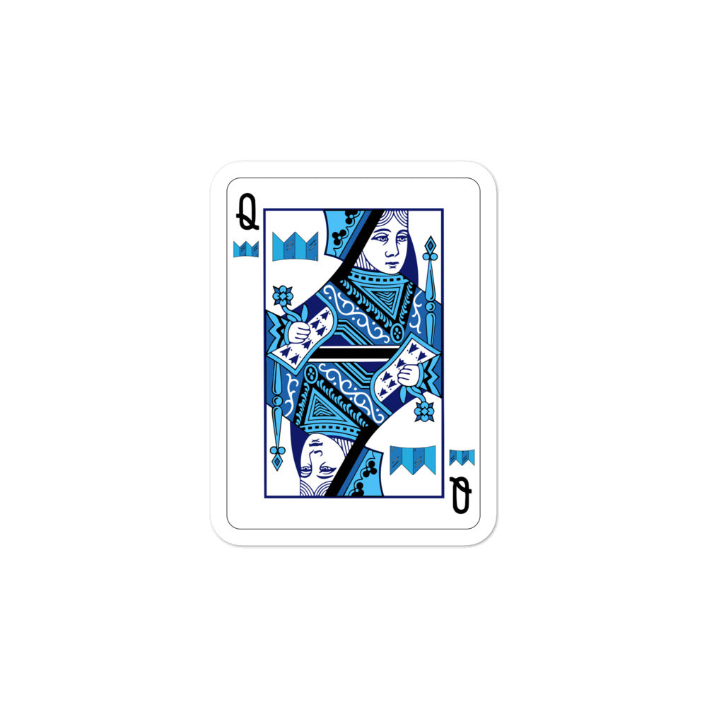 Queen of cards Stickers