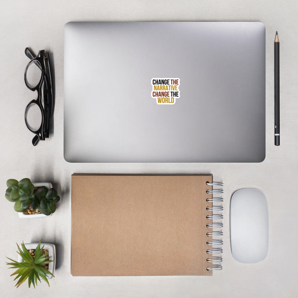Change the Narrative, Change the World Stickers