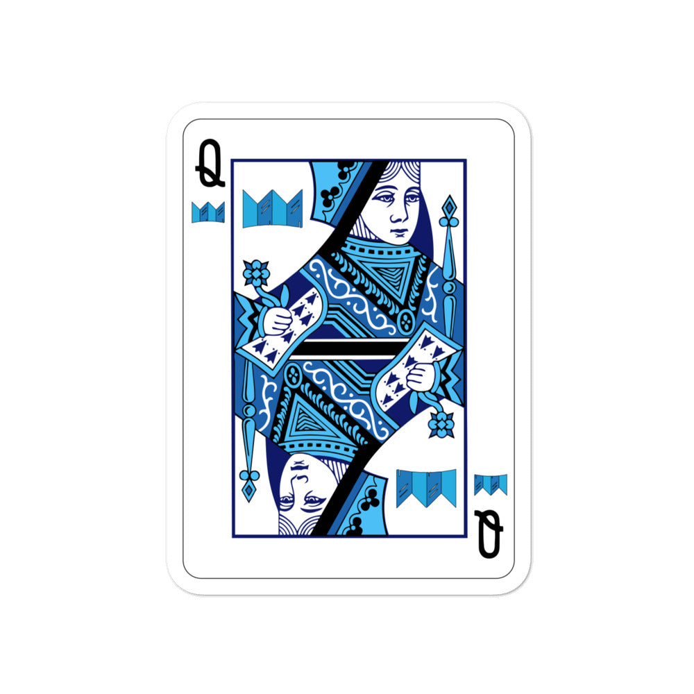 Queen of cards Stickers