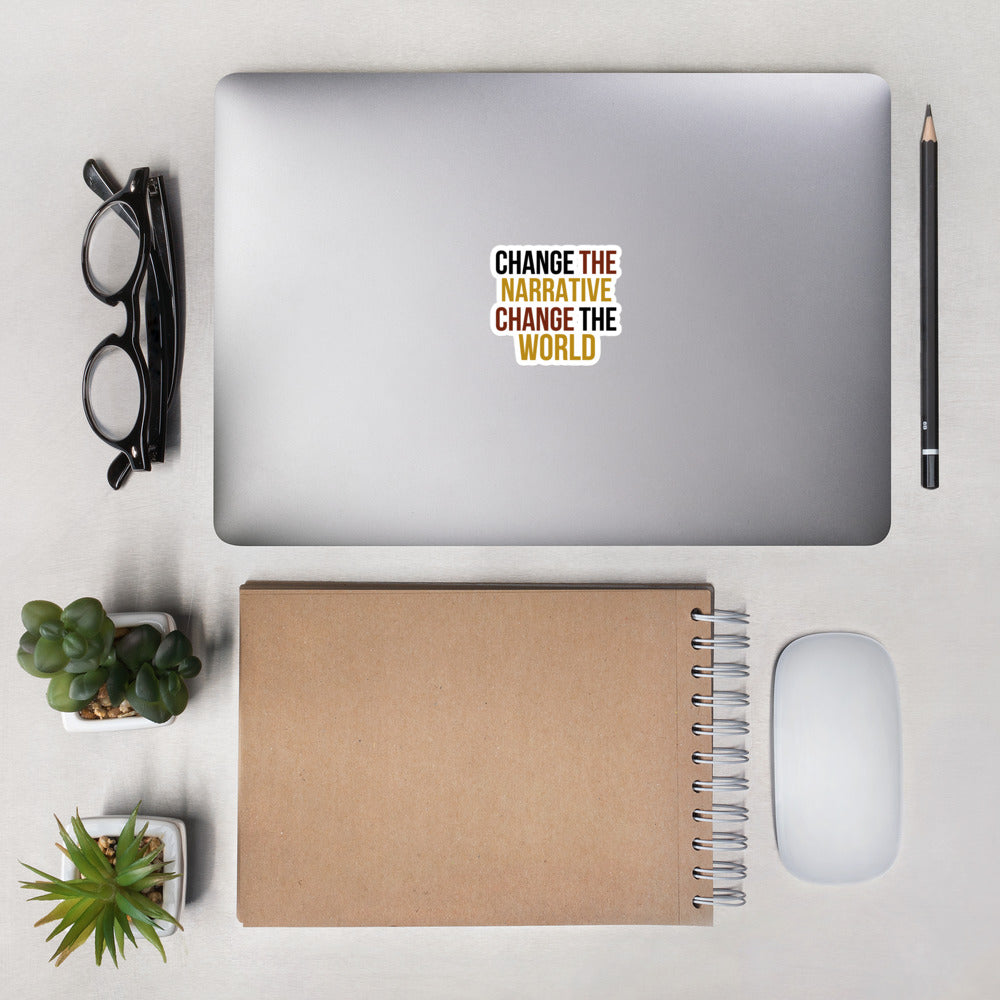 Change the Narrative, Change the World Stickers