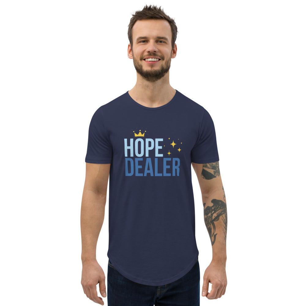 Hope Dealer - Men's Curved Hem T-Shirt