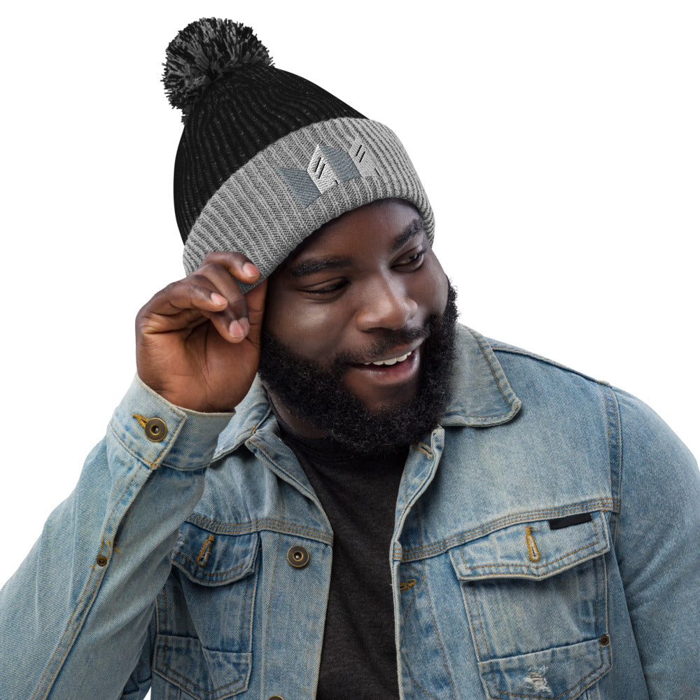 Crown Pom-Pom Beanie