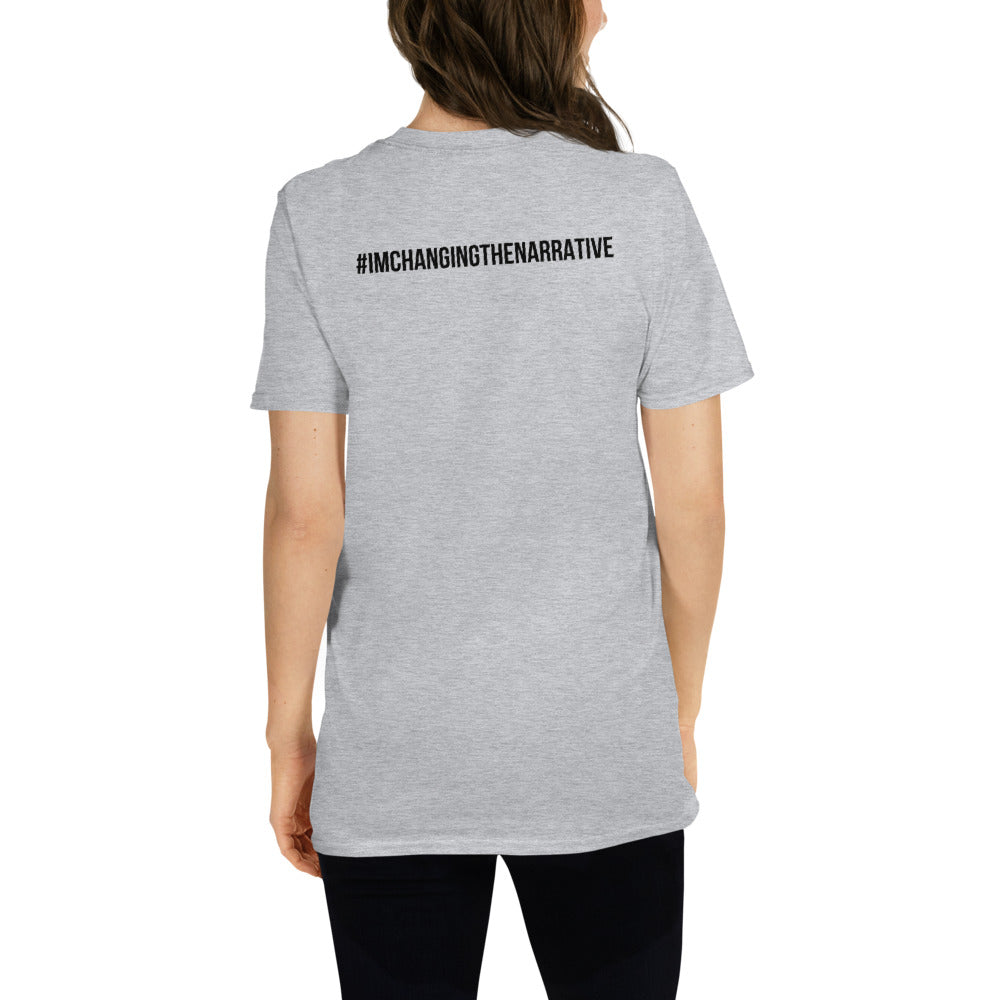 Change the Narrative, Change the World - #ICTN on back