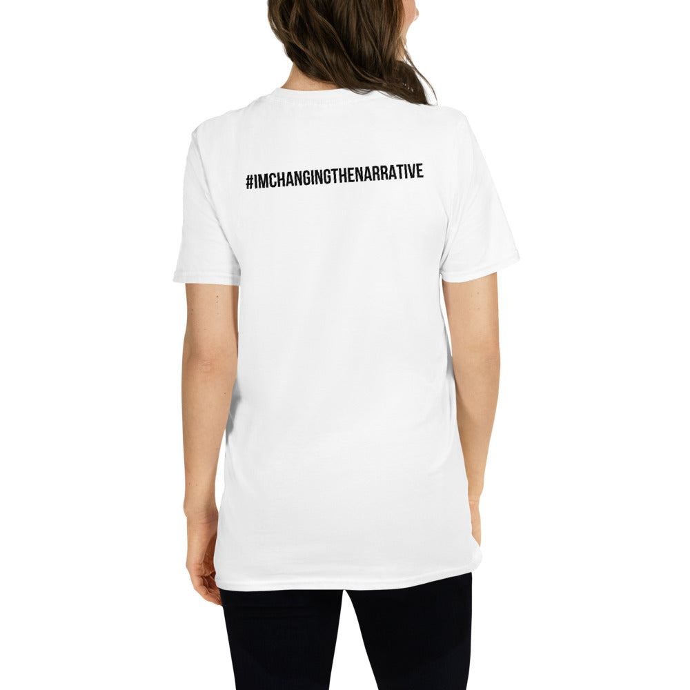 Change the Narrative, Change the World - #ICTN on back