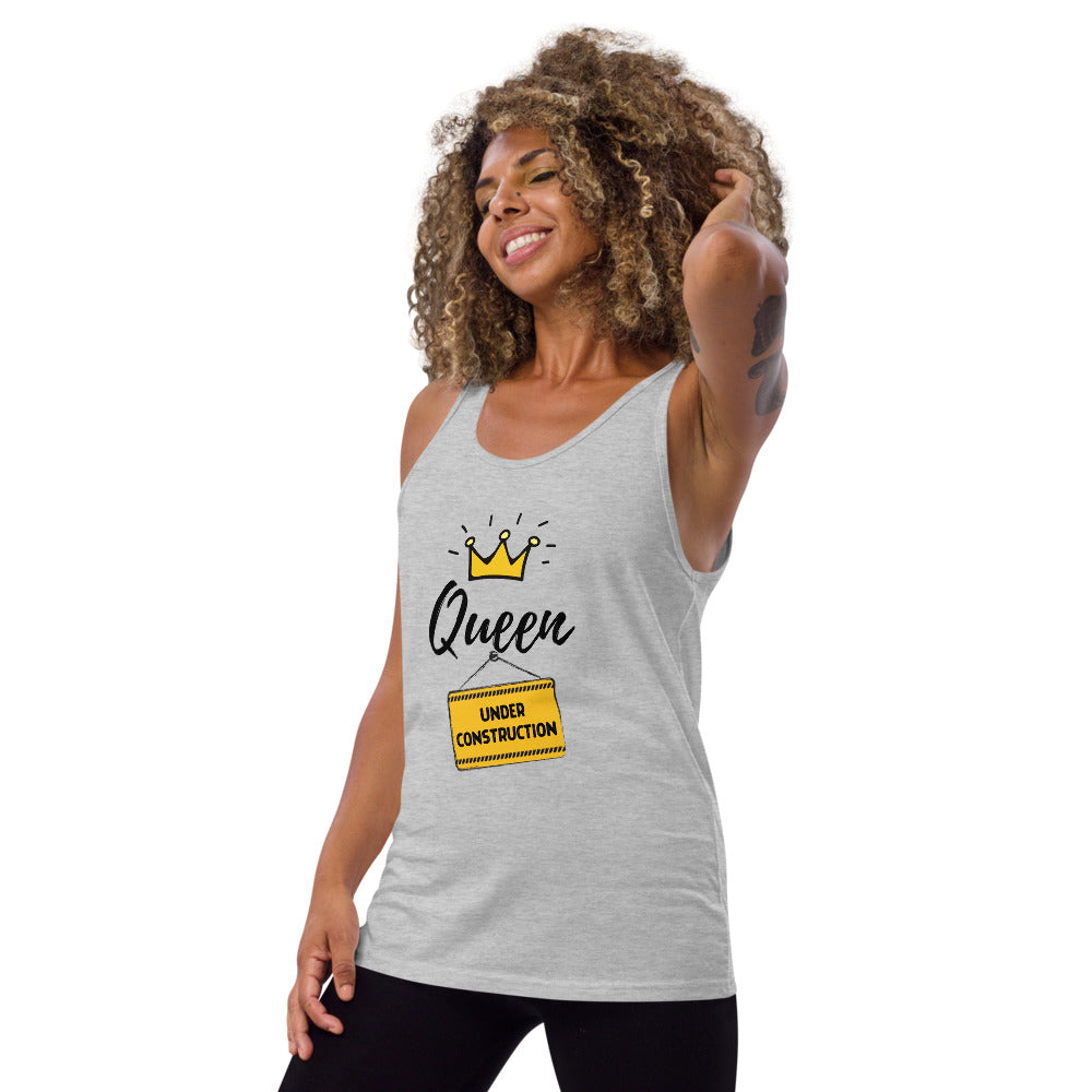 Queen Under Construction Tank Top