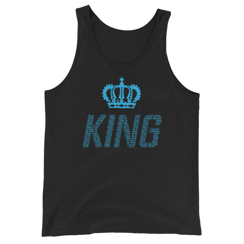 Blue KING Tank Top