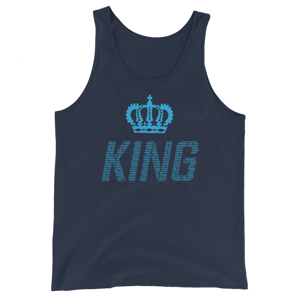 Blue KING Tank Top