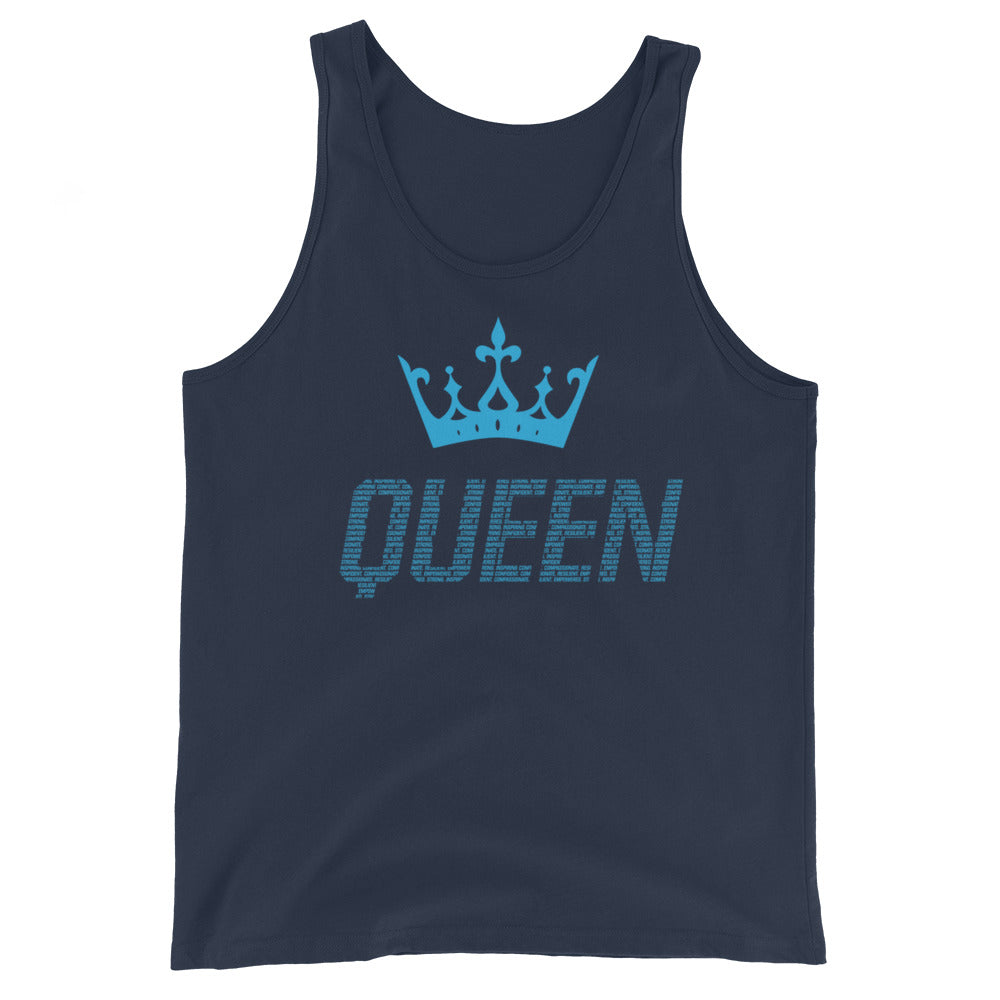 Blue QUEEN Tank Top