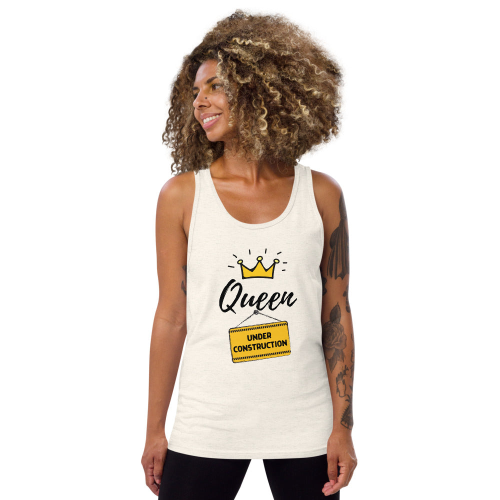 Queen Under Construction Tank Top
