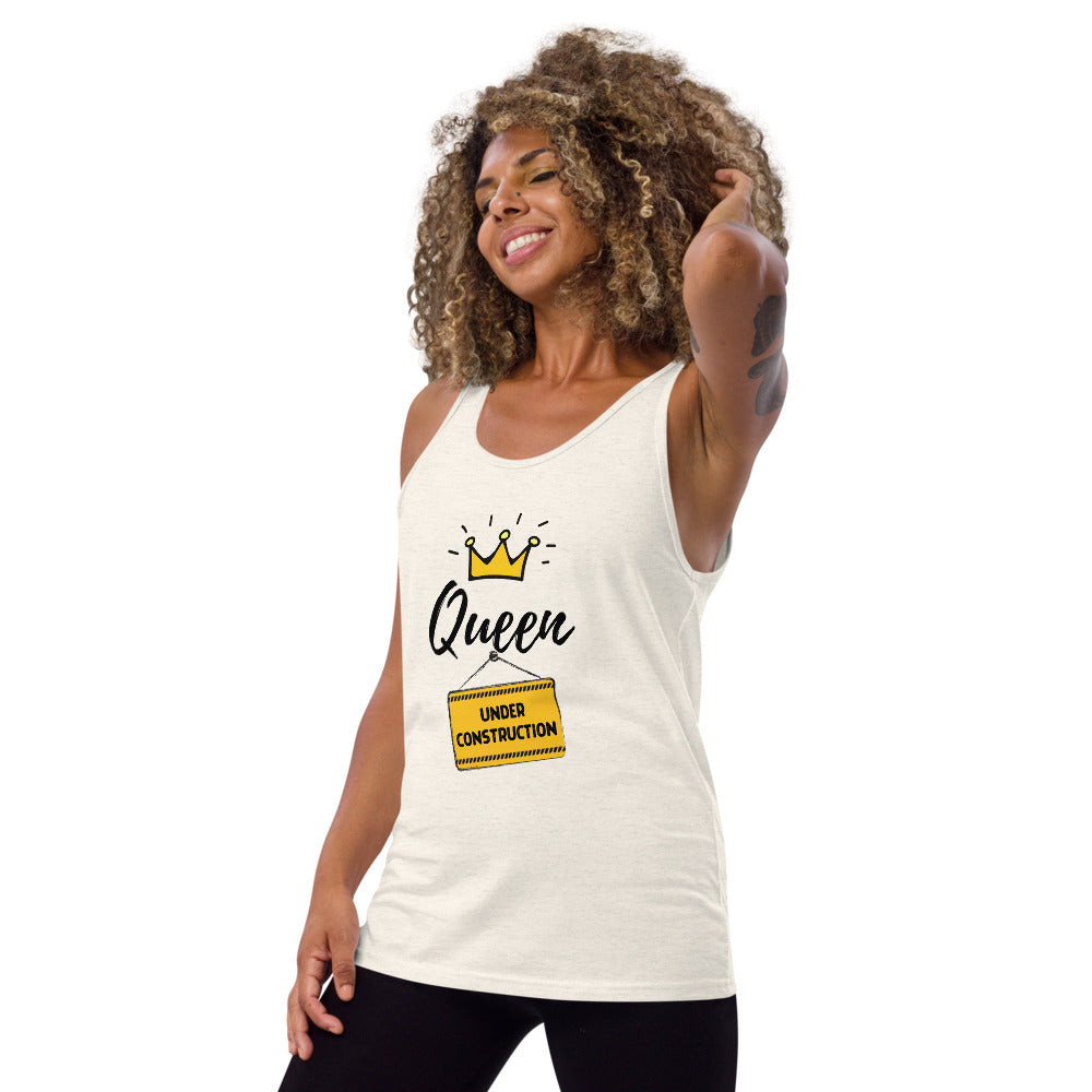 Queen Under Construction Tank Top