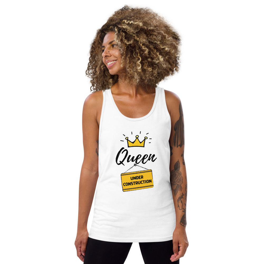 Queen Under Construction Tank Top