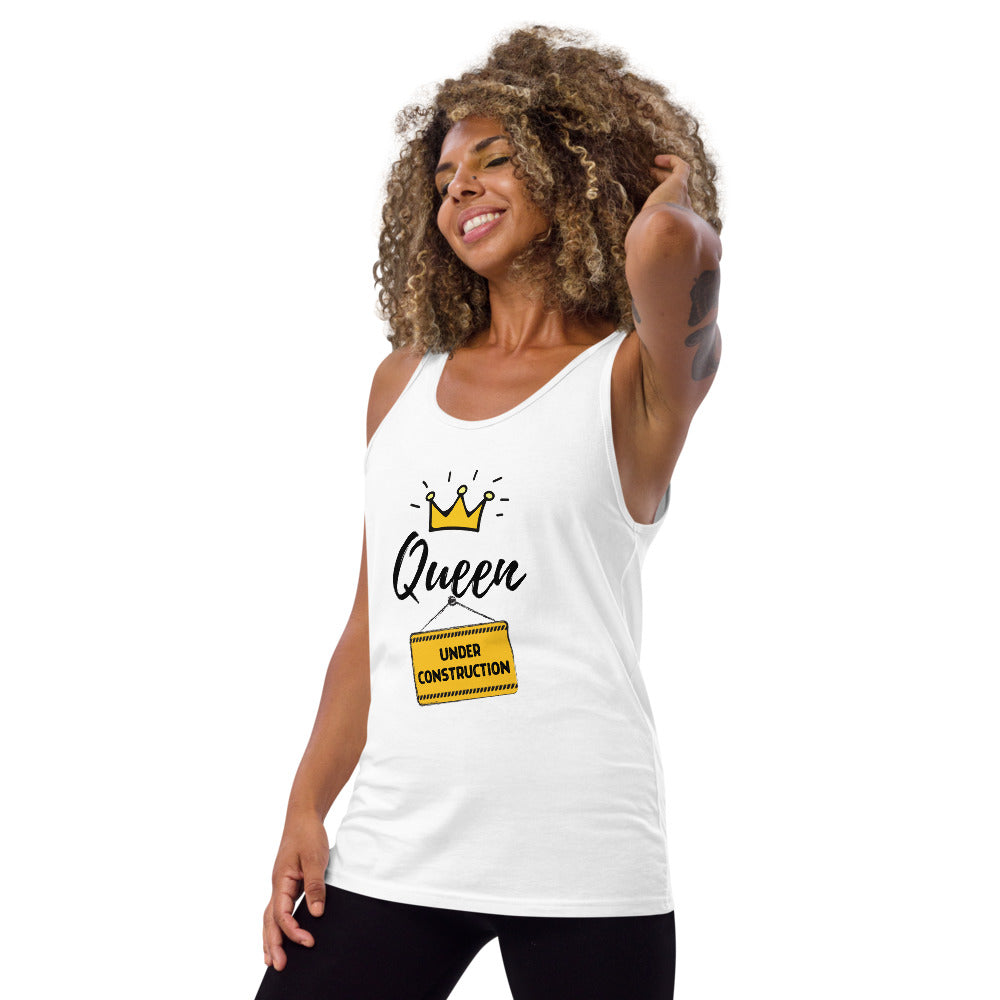 Queen Under Construction Tank Top