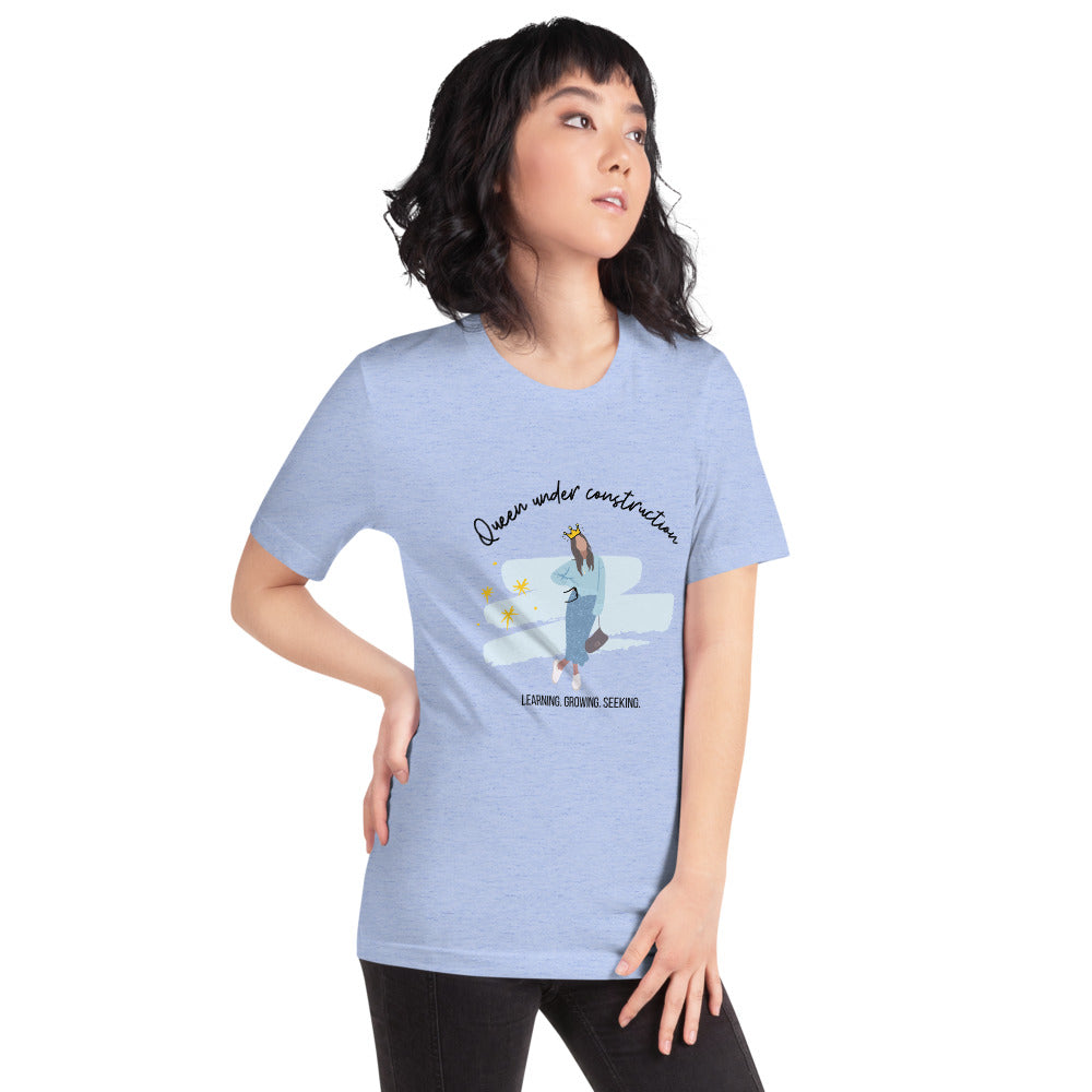 Queen Under Construction - Short-Sleeve Unisex T-Shirt