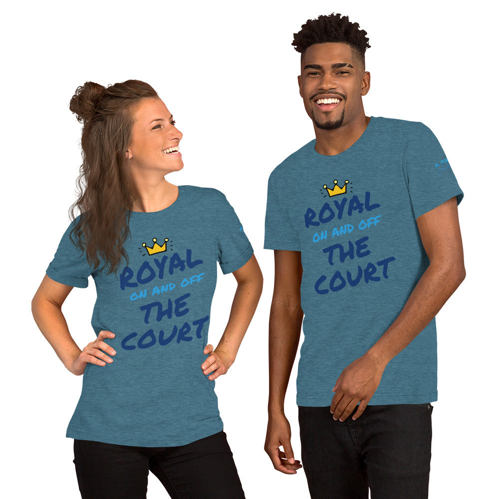 Royal On & Off the Court - Short-Sleeve Unisex T-Shirt