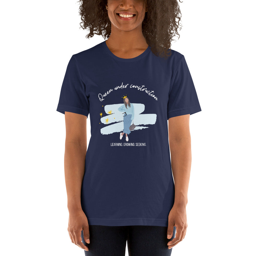 Queen Under Construction - Short-Sleeve Unisex T-Shirt