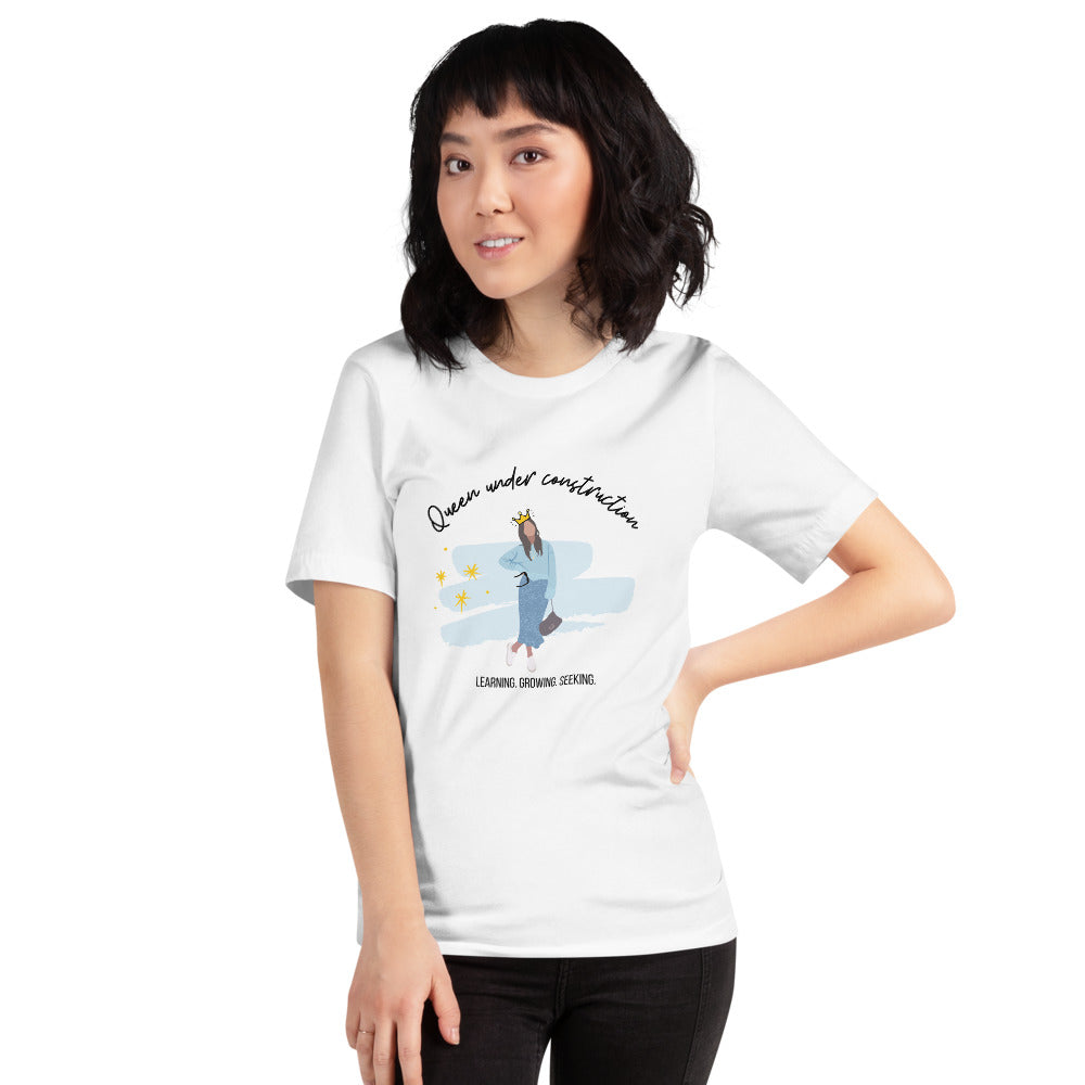 Queen Under Construction - Short-Sleeve Unisex T-Shirt