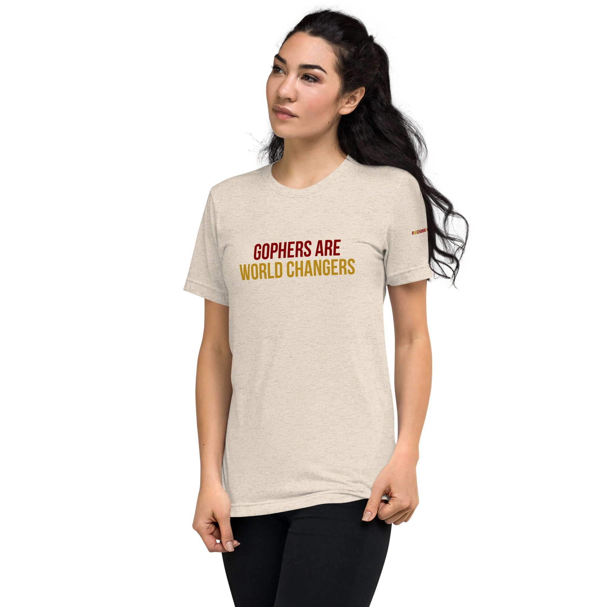 Gophers are World Changers - #ICTN on sleeve