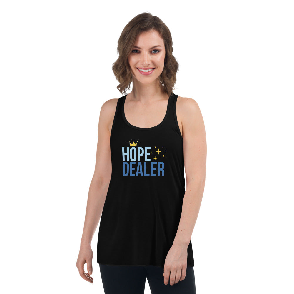 Hope Dealer - Women's Flowy Racerback Tank