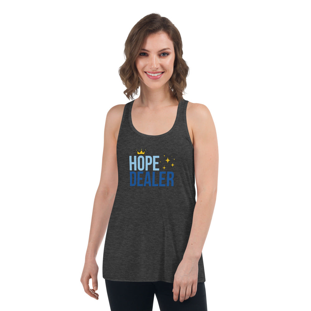 Hope Dealer - Women's Flowy Racerback Tank
