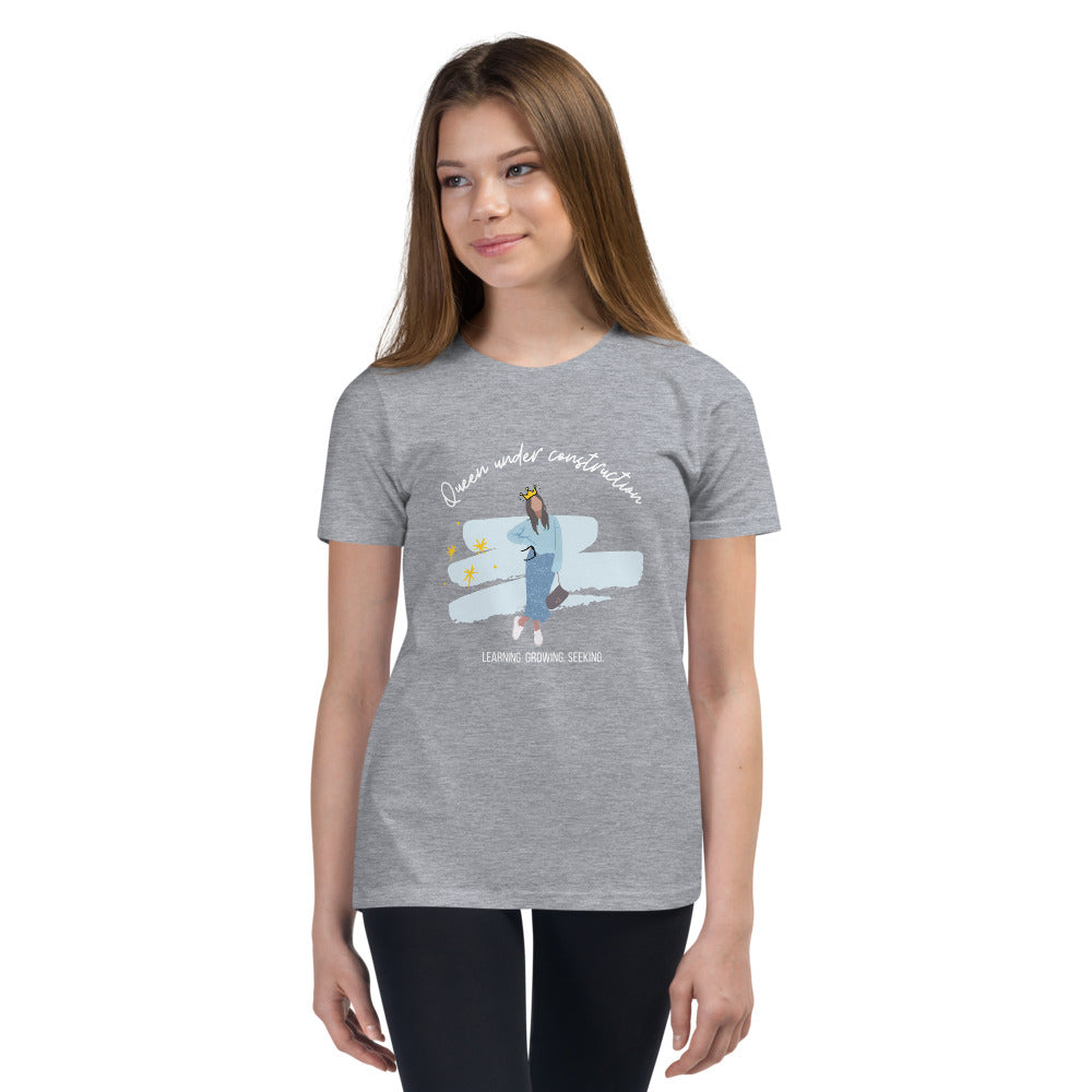 Queen Under Construction - Youth Short Sleeve T-Shirt