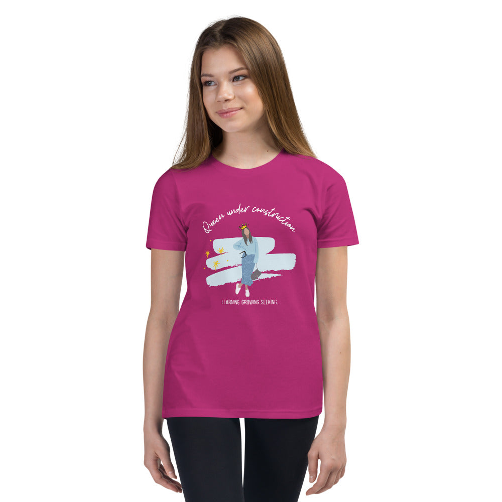 Queen Under Construction - Youth Short Sleeve T-Shirt