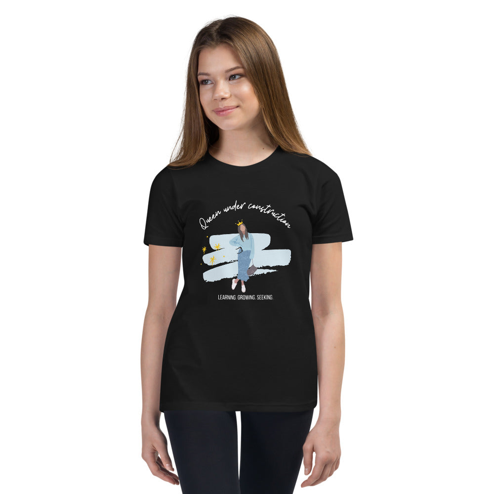 Queen Under Construction - Youth Short Sleeve T-Shirt
