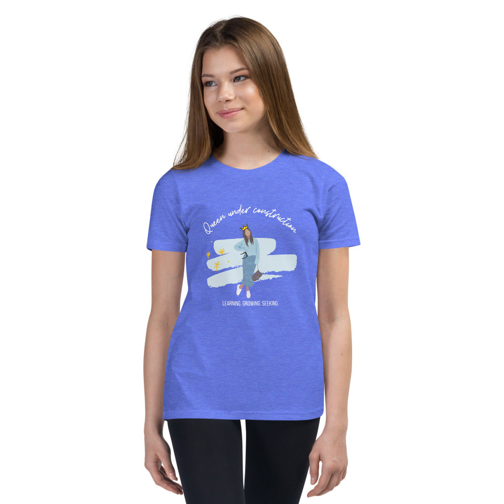 Queen Under Construction - Youth Short Sleeve T-Shirt