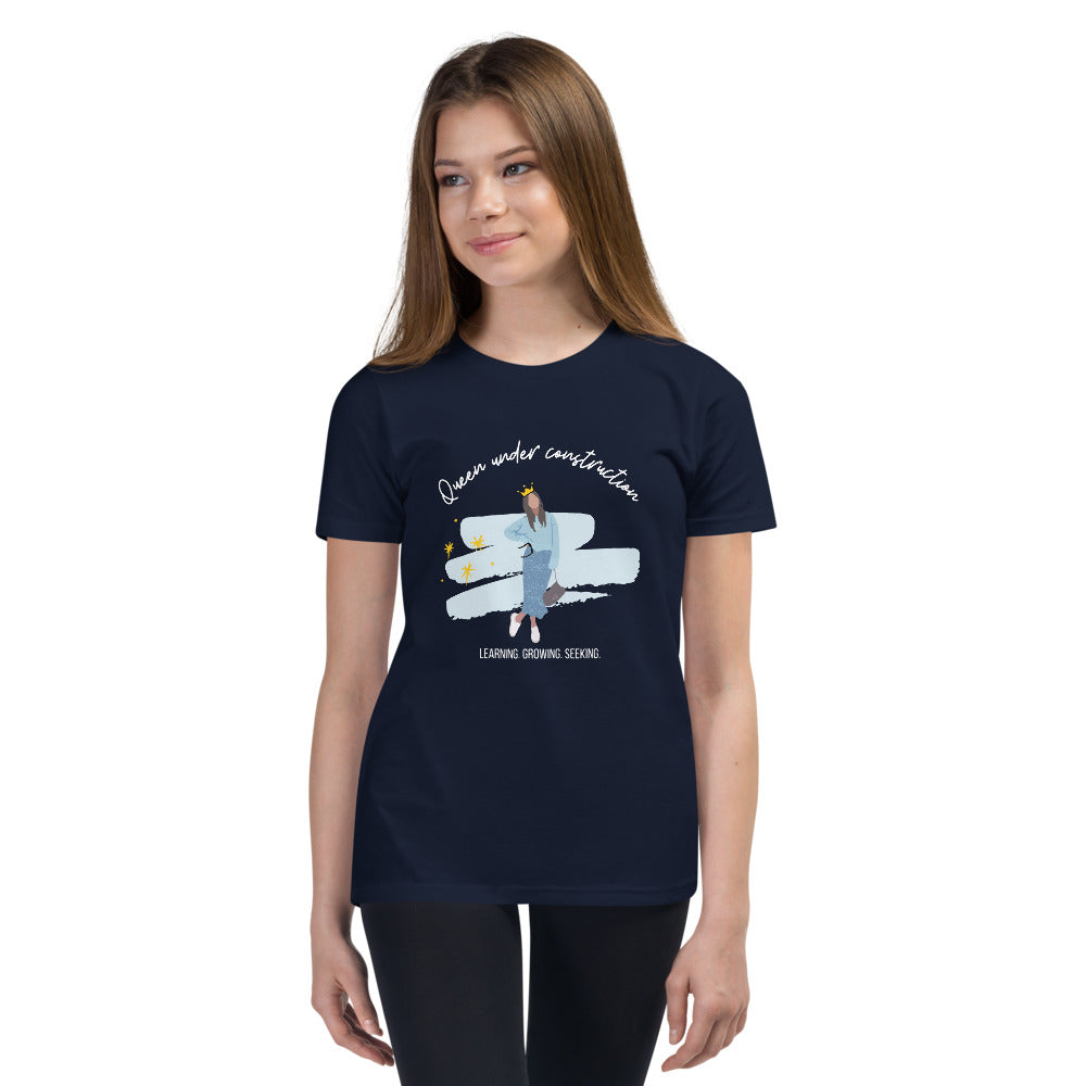 Queen Under Construction - Youth Short Sleeve T-Shirt