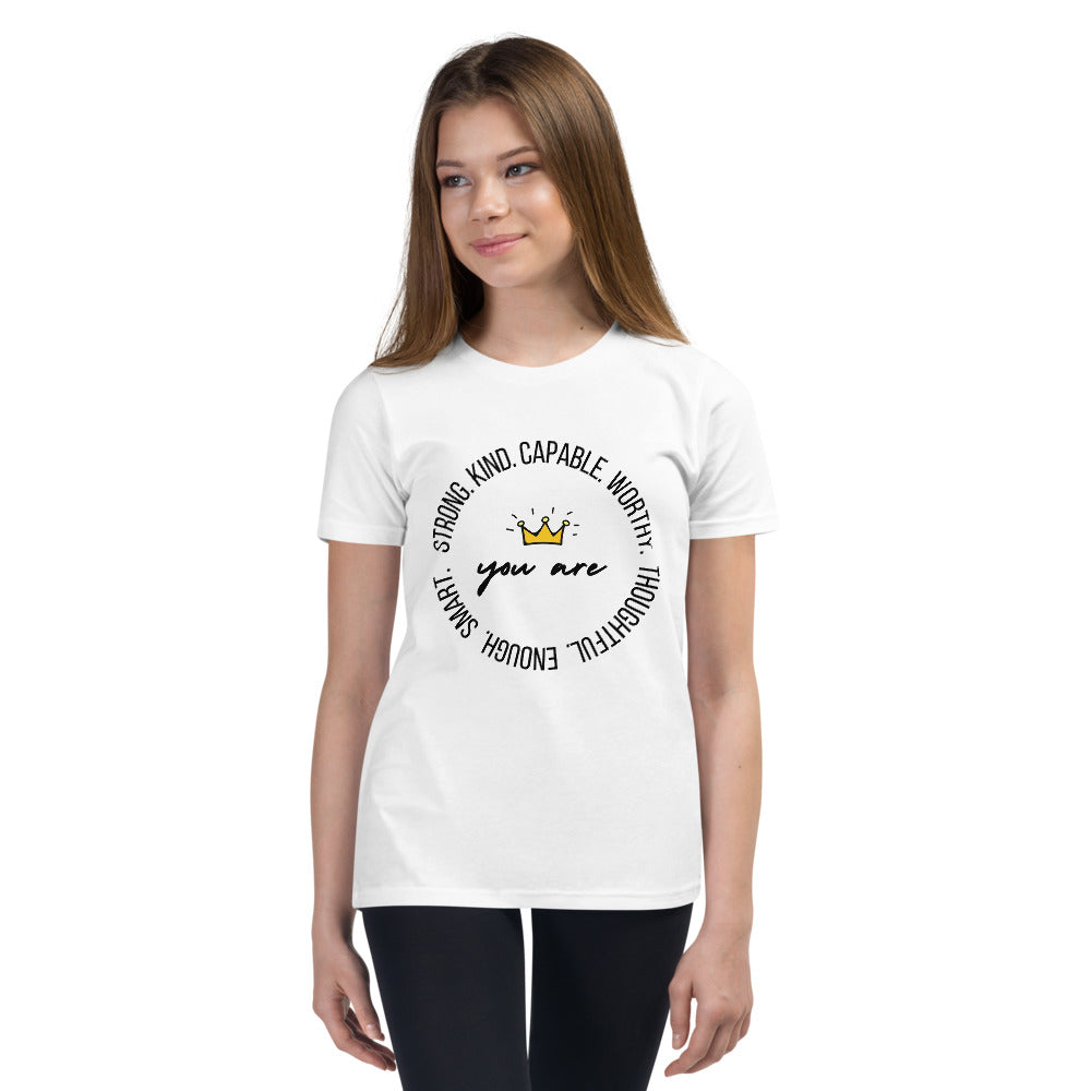 Strong, Kind, Capable - Youth Short Sleeve T-Shirt
