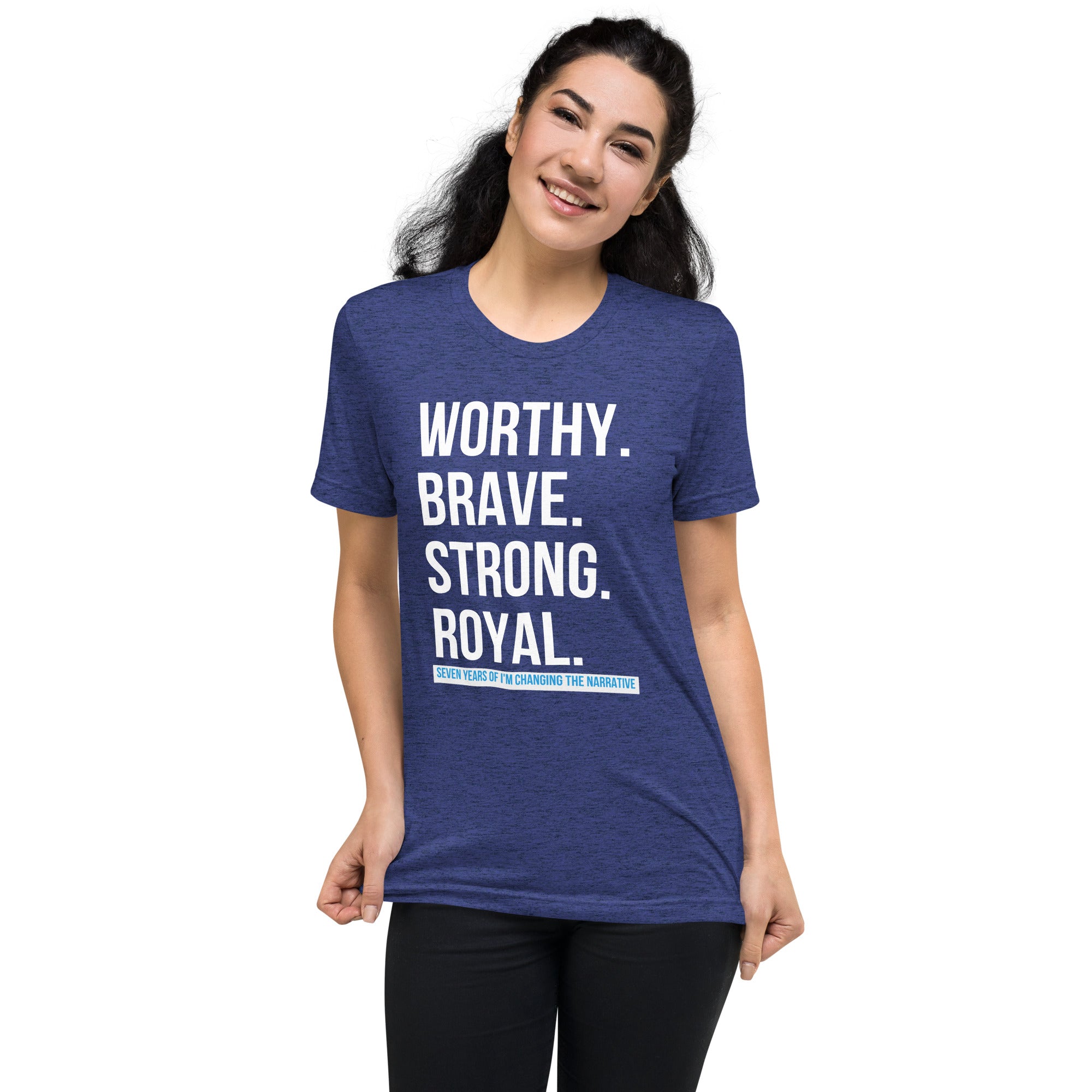 Worthy, Brave, Strong - Short sleeve t-shirt