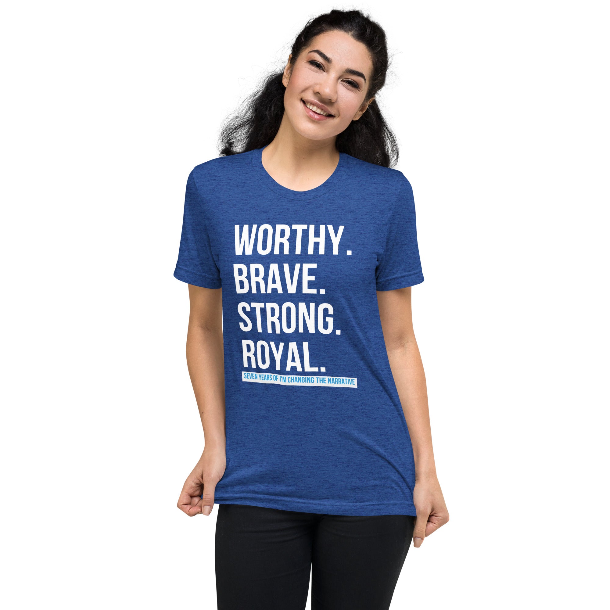 Worthy, Brave, Strong - Short sleeve t-shirt