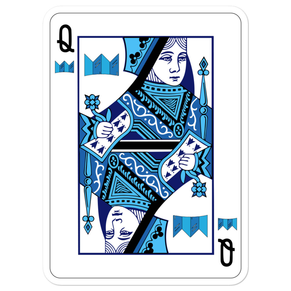 Queen of cards Stickers