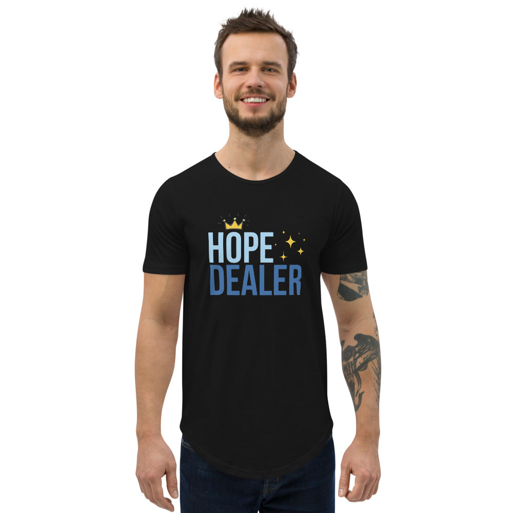 Hope Dealer - Men's Curved Hem T-Shirt