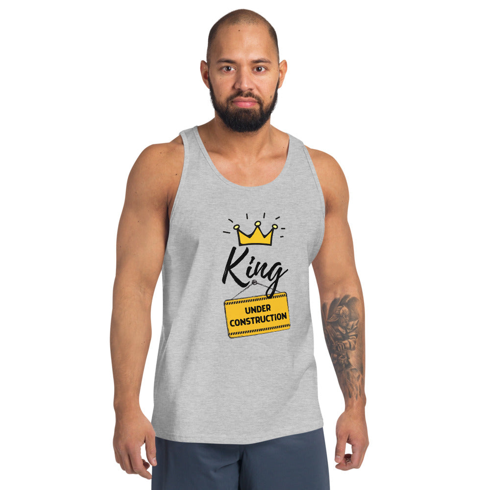 King Under Construction Tank Top