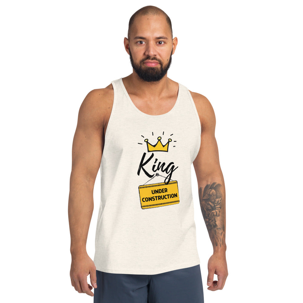 King Under Construction Tank Top